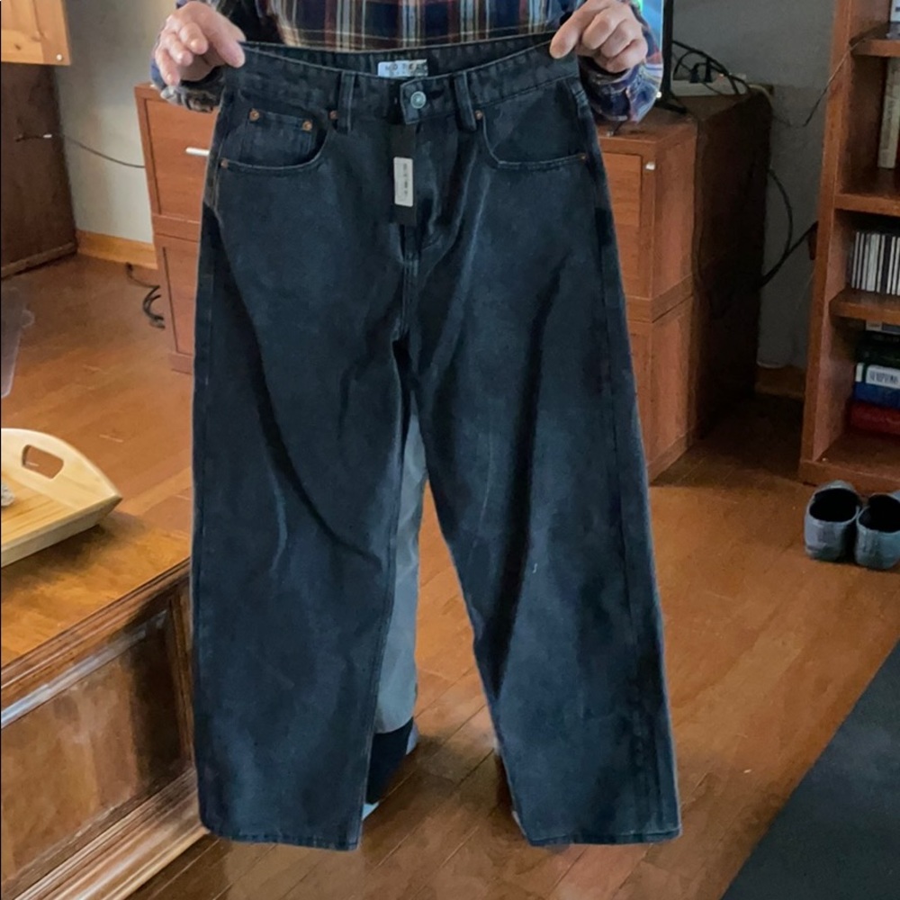 NEVER WORN NEW MOTEL ROCKS BLACK DENIM